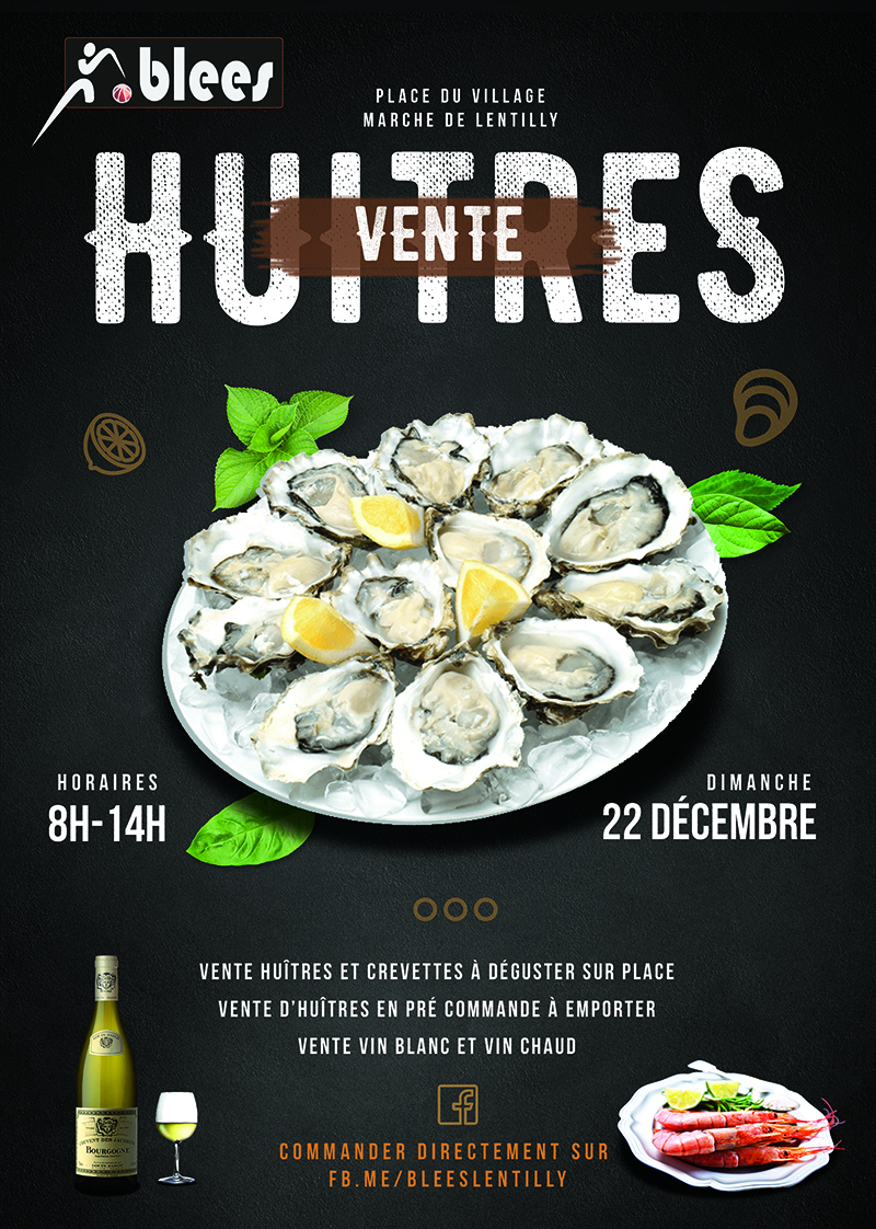 Vente huîtres 2019